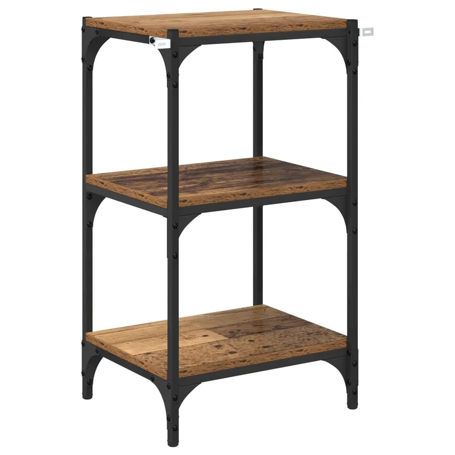 Bibliothèque Bois ancien 40 x 33 x 70,5 cm - 7