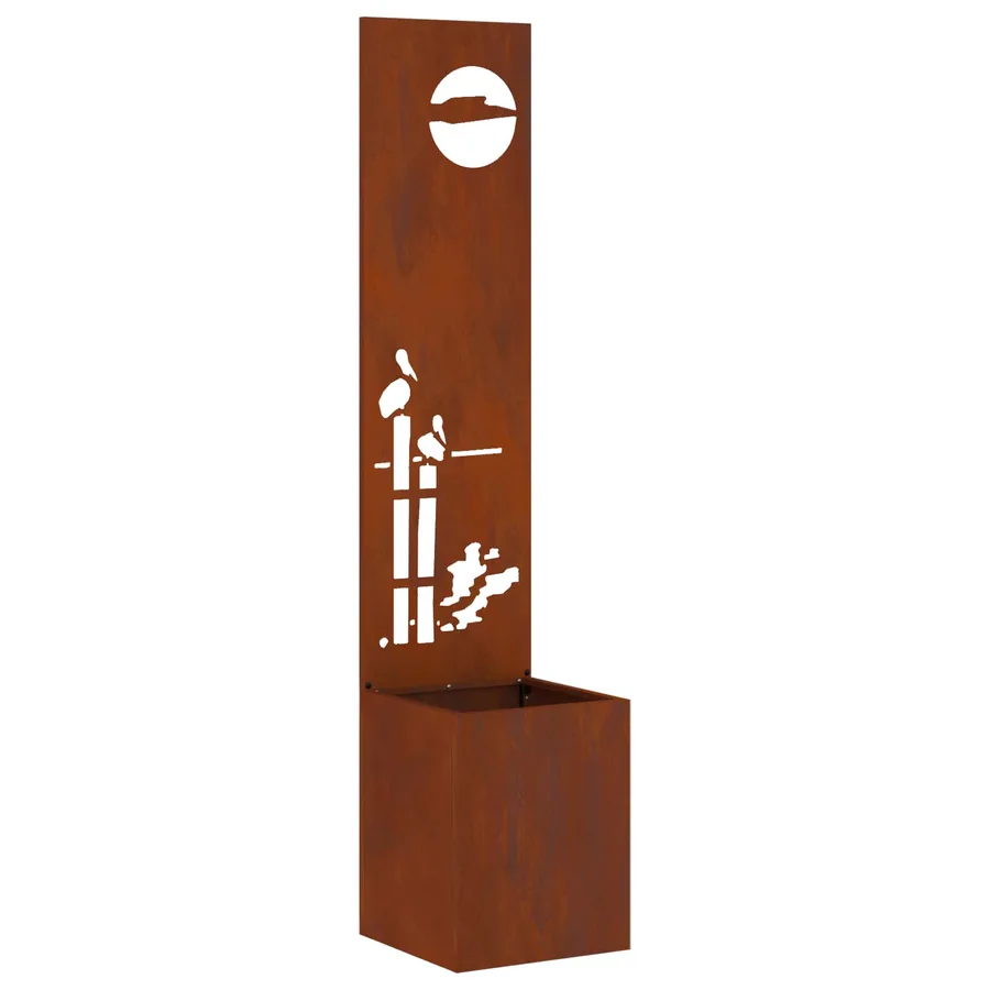 Écran de confidentialité de jardin Fretwork Rouillé 32 x 150 cm - 2