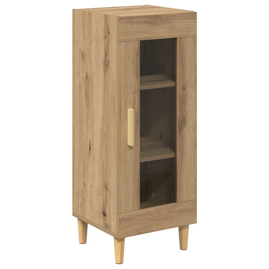 Buffet Chêne artisanal 34,5 x 32,5 x 90 cm Bois d'ingénierie - 2