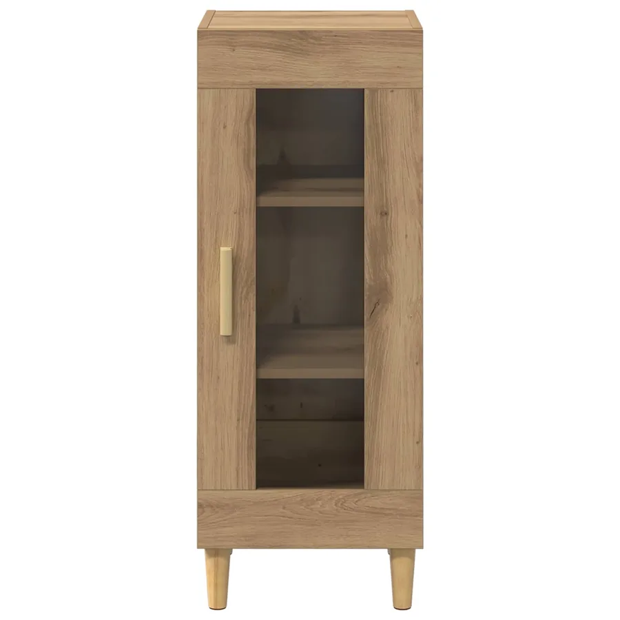 Buffet Chêne artisanal 34,5 x 32,5 x 90 cm Bois d'ingénierie - 6