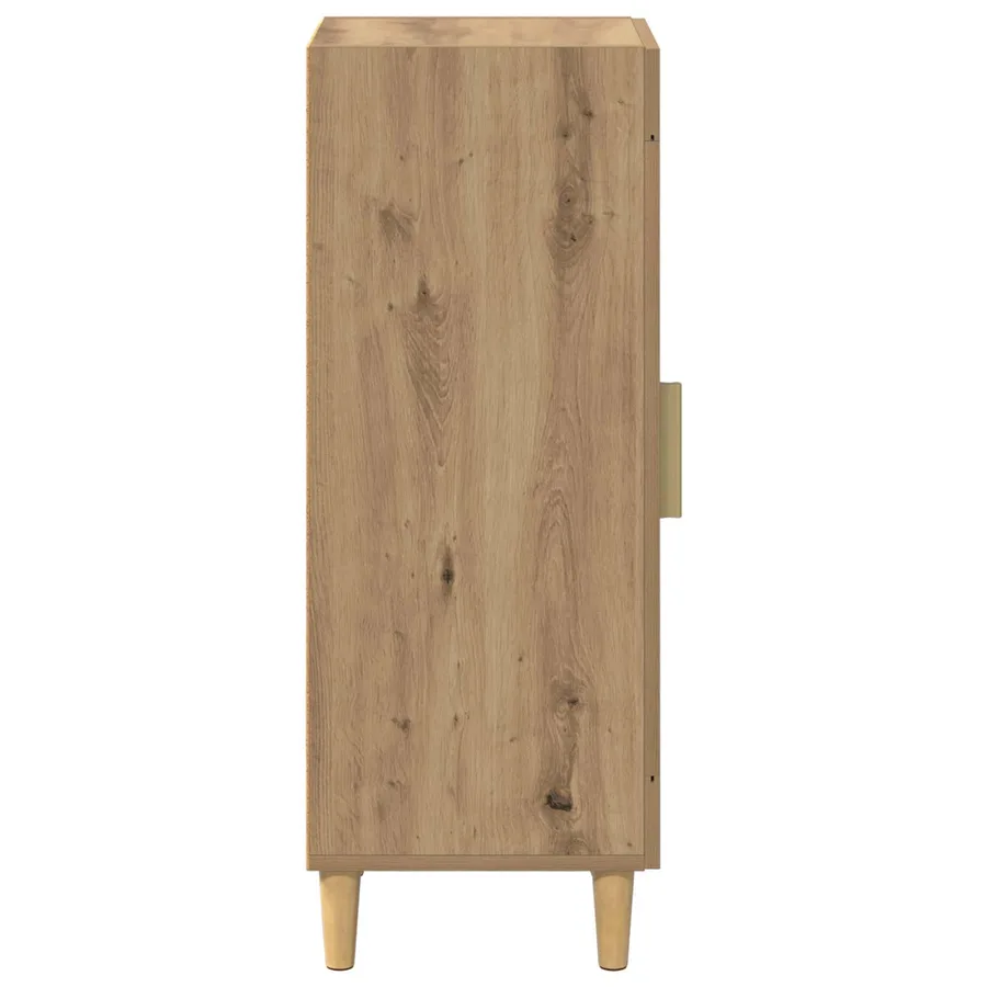 Buffet Chêne artisanal 34,5 x 32,5 x 90 cm Bois d'ingénierie - 7