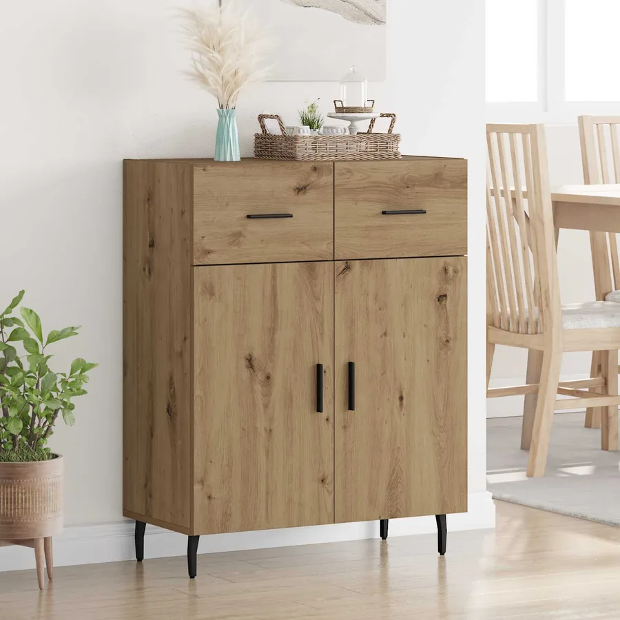 Buffet Chêne artisanal 69,5 x 34 x 90 cm Bois d'ingénierie