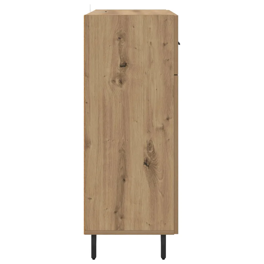 Buffet Chêne artisanal 69,5 x 34 x 90 cm Bois d'ingénierie - 7