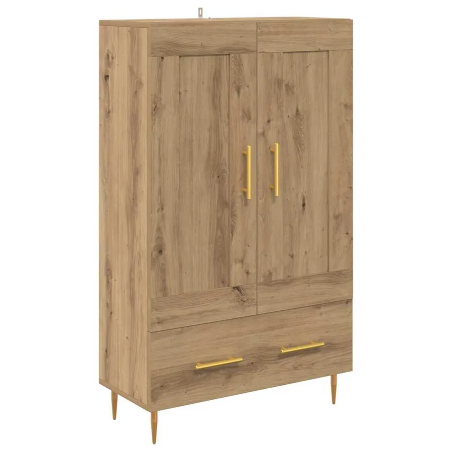 Haut Armoire Chêne artisanal 69,5 x 31 x 115 cm - 2