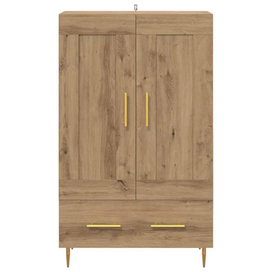 Haut Armoire Chêne artisanal 69,5 x 31 x 115 cm - 6