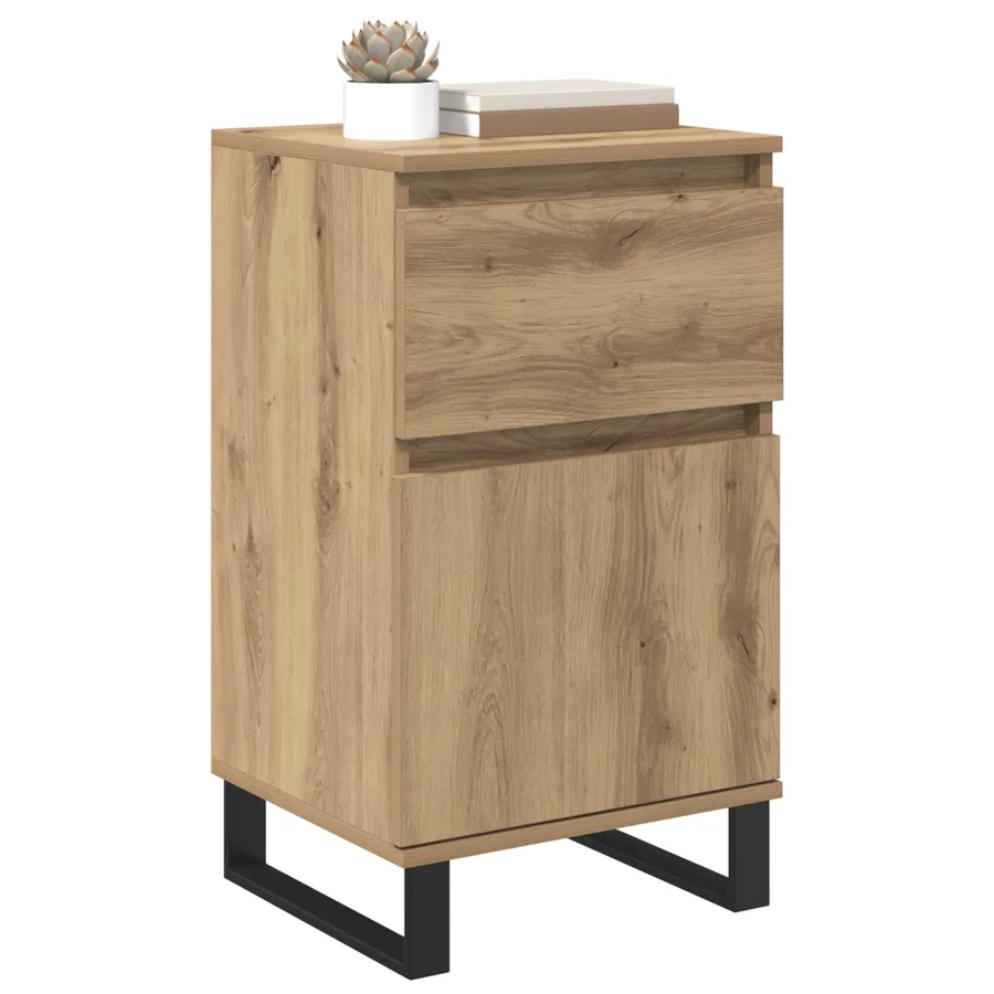 Buffet chêne artisanal 35 x 40 x 70 cm Bois d'ingénierie - 3