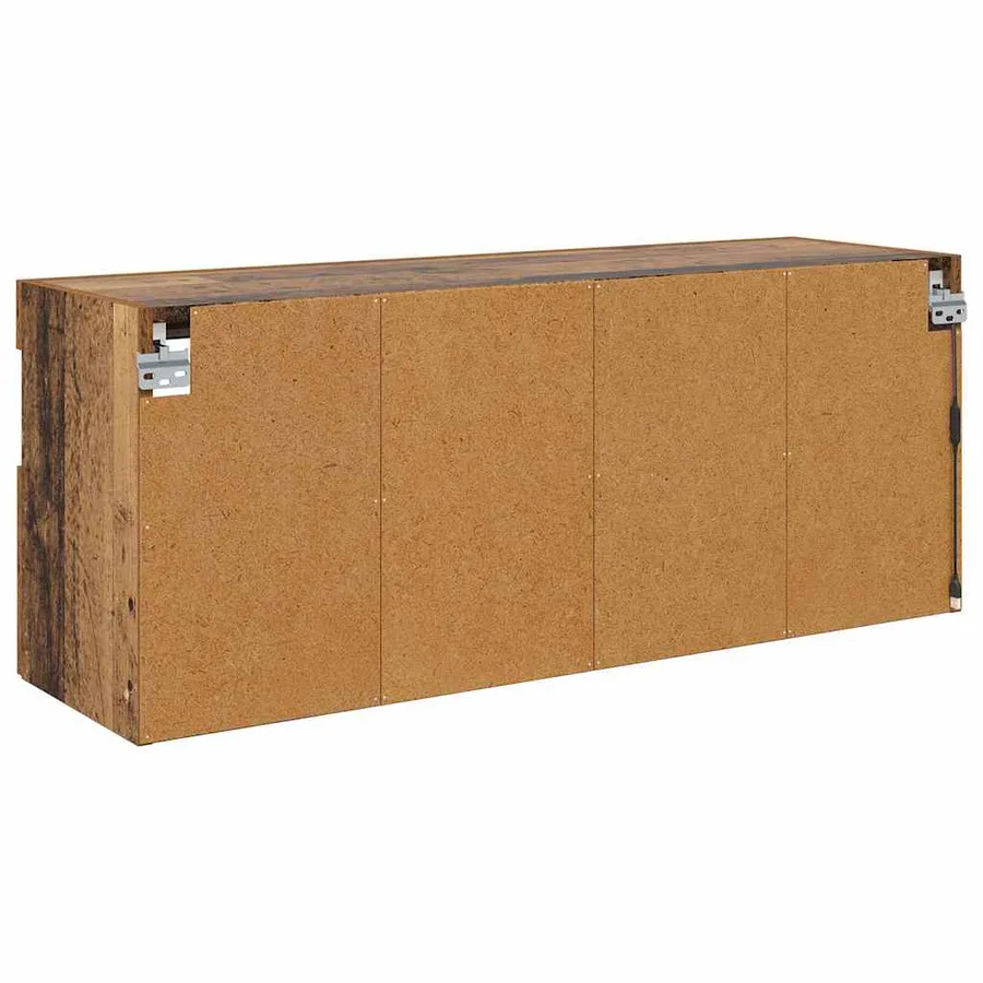 Meuble TV mural Bois Ancien 100 x 30 x 40 cm Bois d'ingénierie - 9