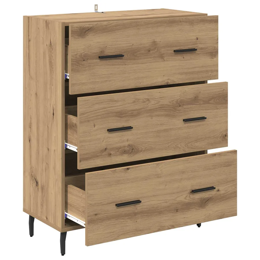 Buffet Chêne artisanal 69,5 x 34 x 90 cm - 5