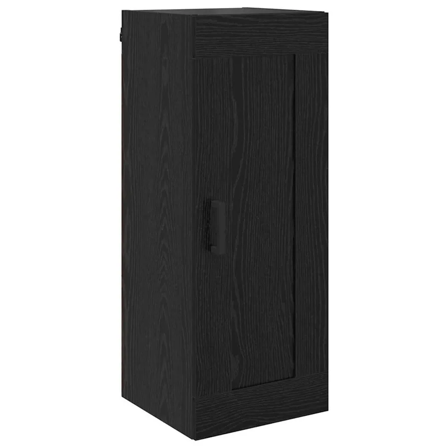 Meuble mural Chêne noir 34,5 x 34 x 90 cm Bois d'ingénierie - 2