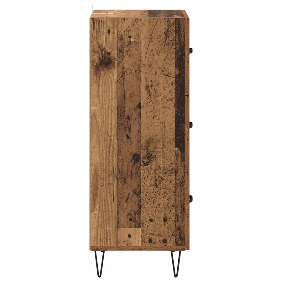 Buffet Bois ancien 34 x 34,5 x 90 cm Bois d'ingénierie - 7