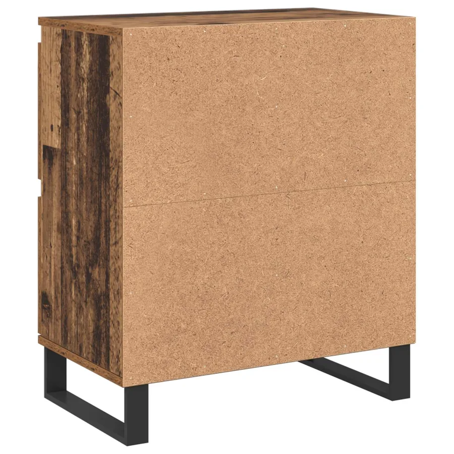 Buffet 2 pcs Bois ancien 60 x 35 x 70 cm - 9