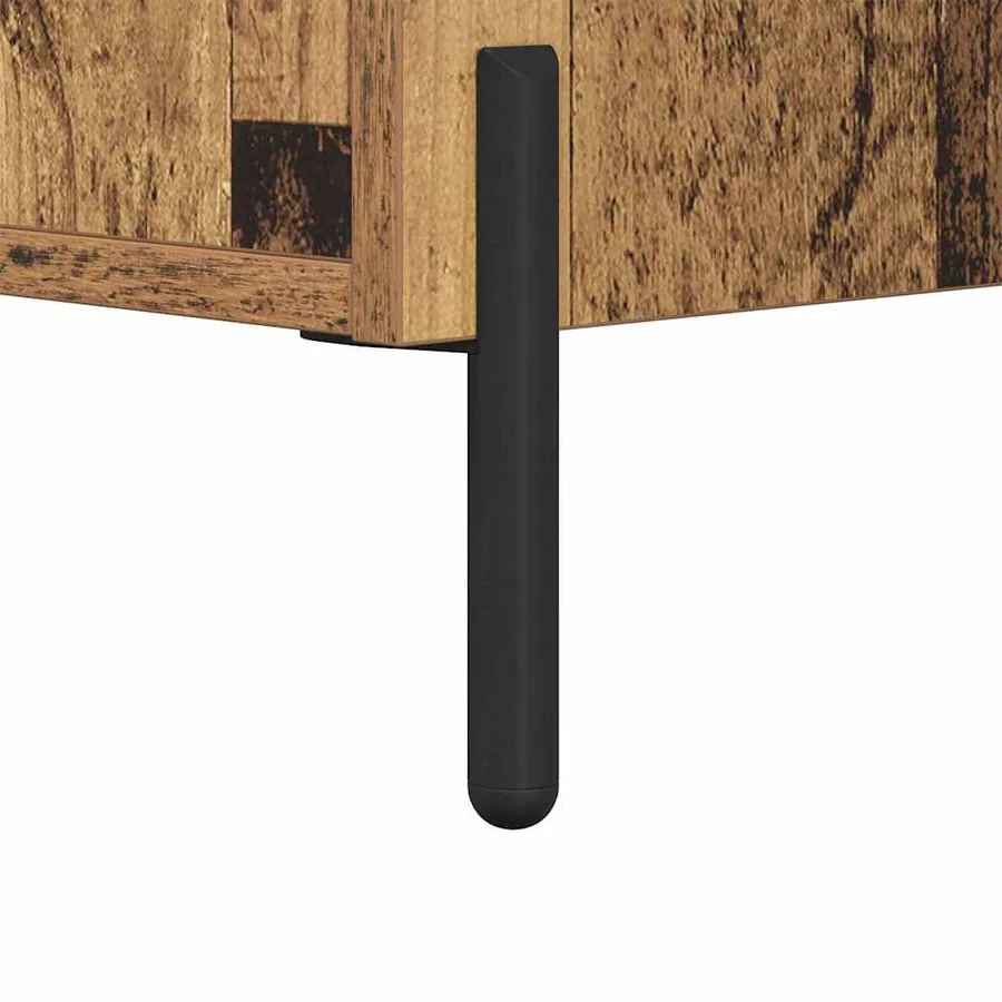 Cabinet de chevet avec tiroir Bois ancien 40 x 35 x 47,5 cm - 11