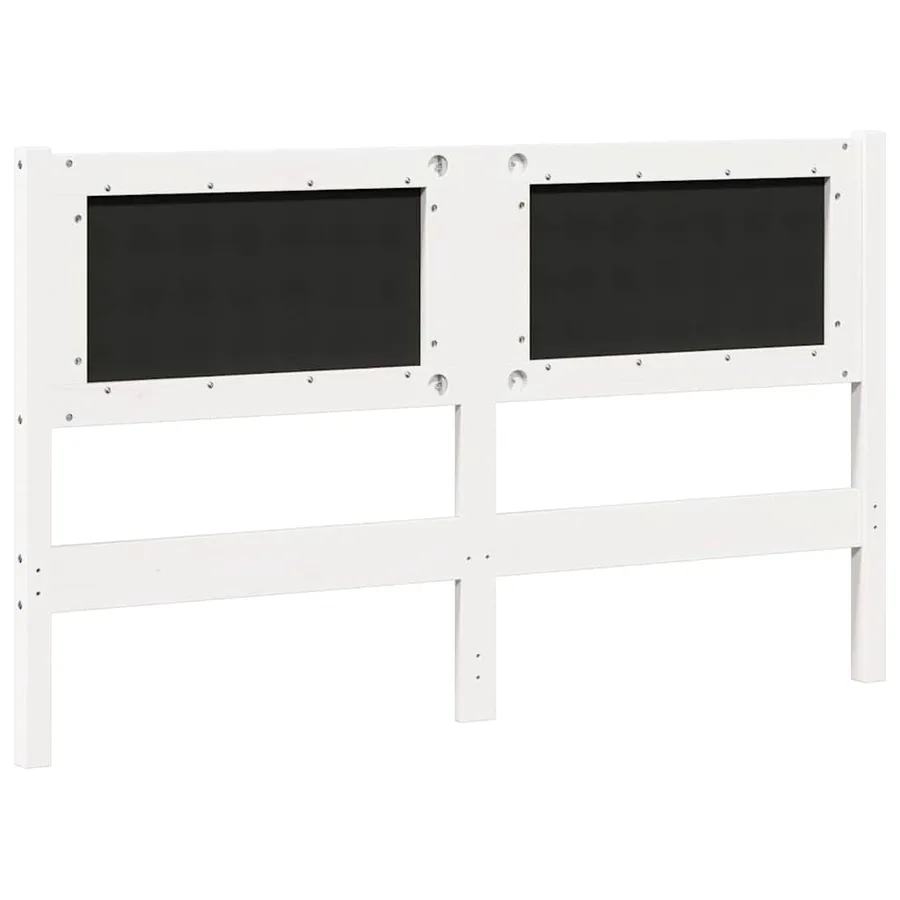 Tête de lit Autre Blanc 140 cm Bois massif en pin - 6