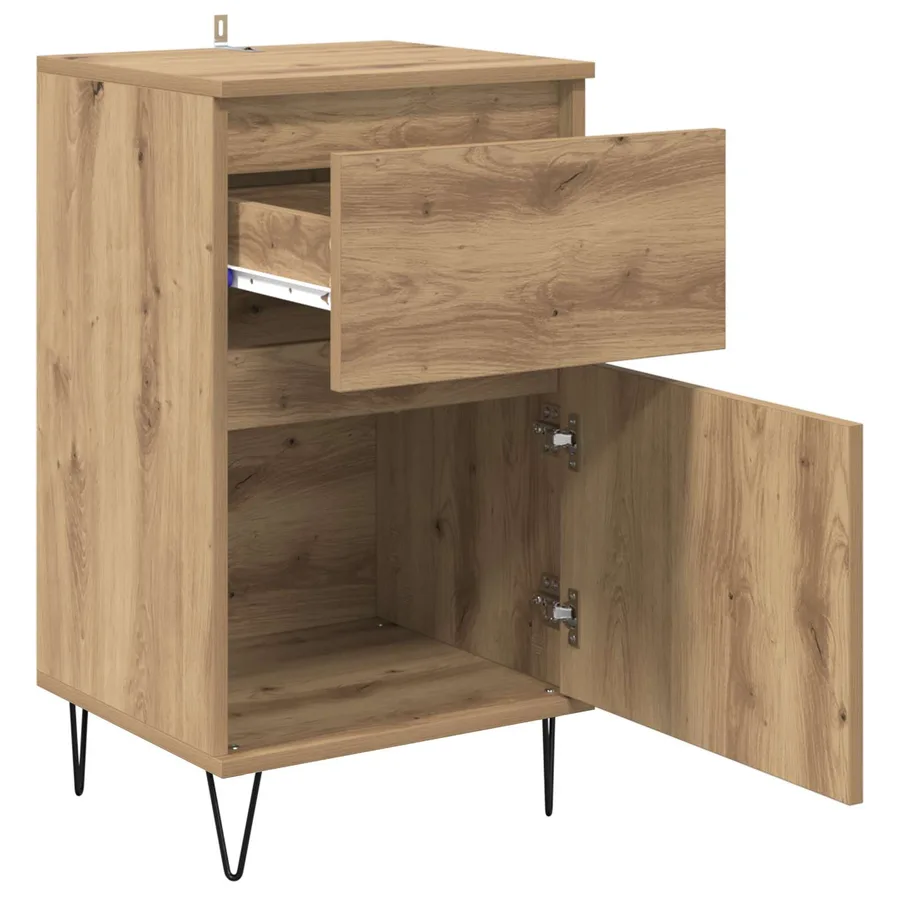 Buffet chêne artisanal 35 x 40 x 70 cm Bois d'ingénierie - 5