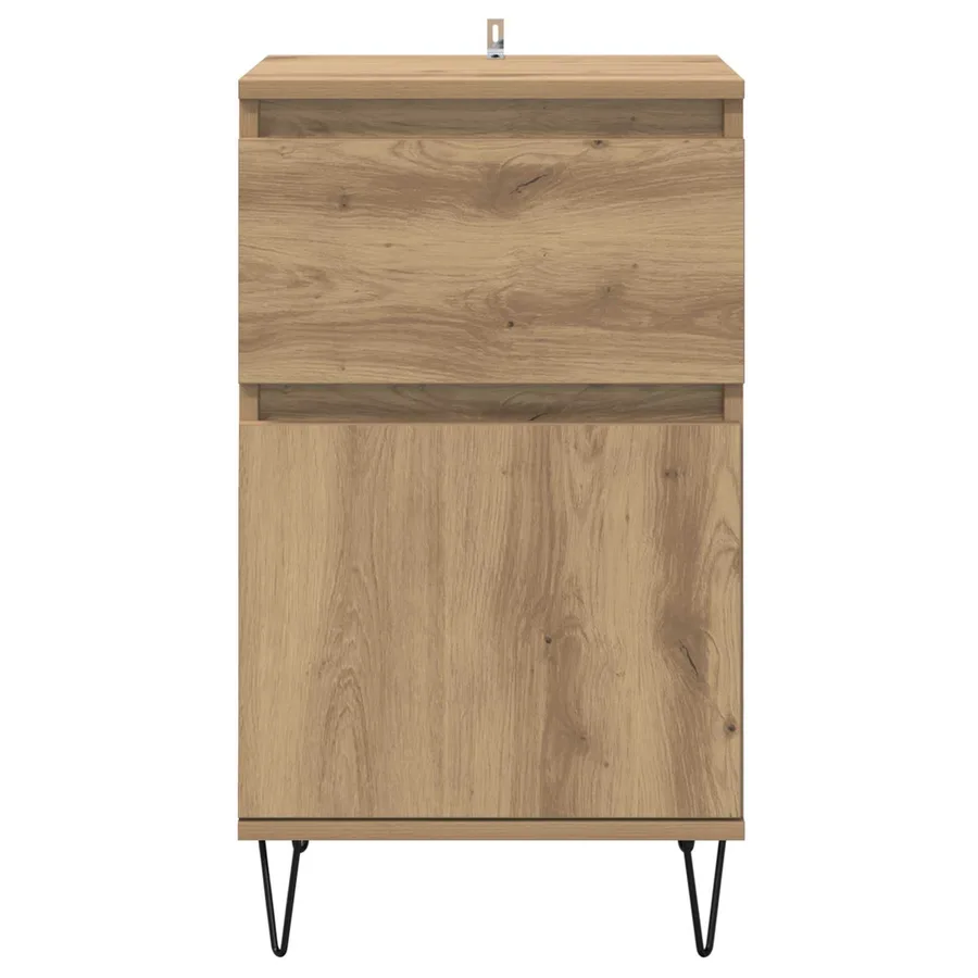 Buffet chêne artisanal 35 x 40 x 70 cm Bois d'ingénierie - 6
