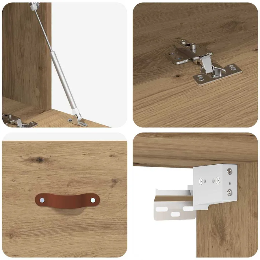 Armoire Murale 100 x 36,5 x 35 cm Bois d'ingénierie - 10