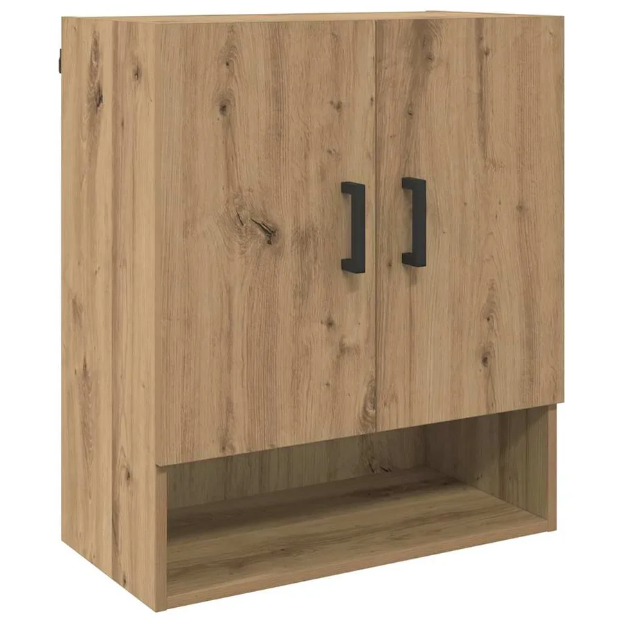 Meuble mural 60 x 31 x 70 cm Bois d'ingénierie chêne artisanal - 2