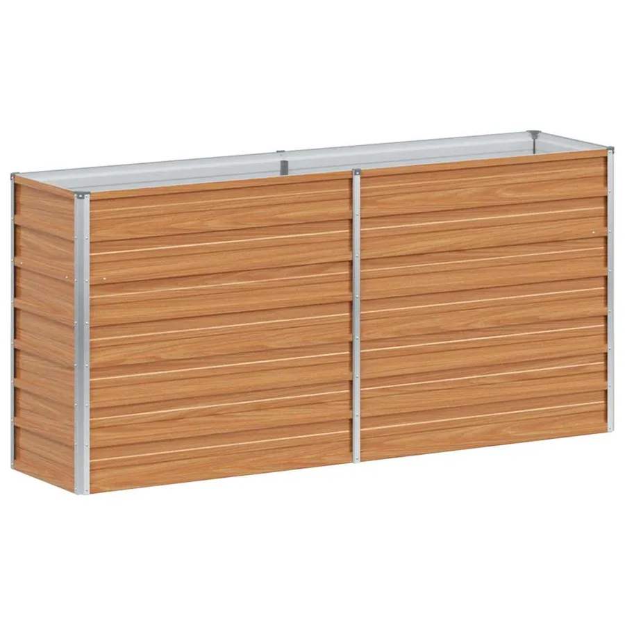 Jardinière surélevée Marron Clair 160 x 40 x 77 cm - 2