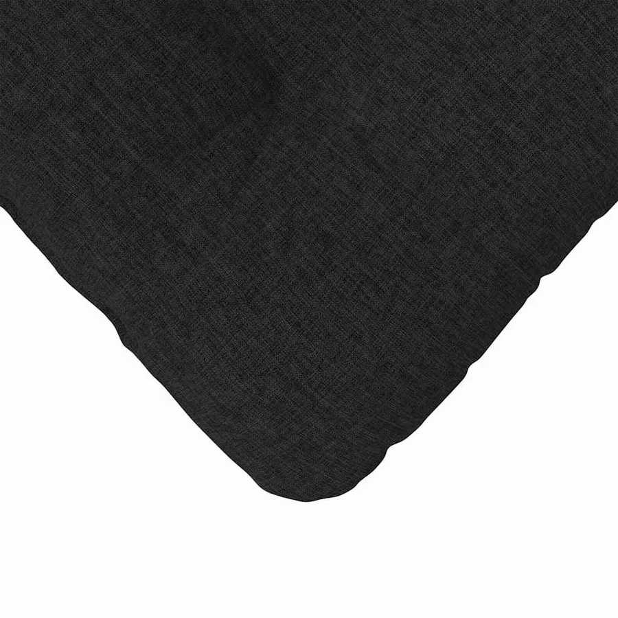 Coussins de siège 4 pcs Noir 40 x 40 x 12 cm tissu - 9