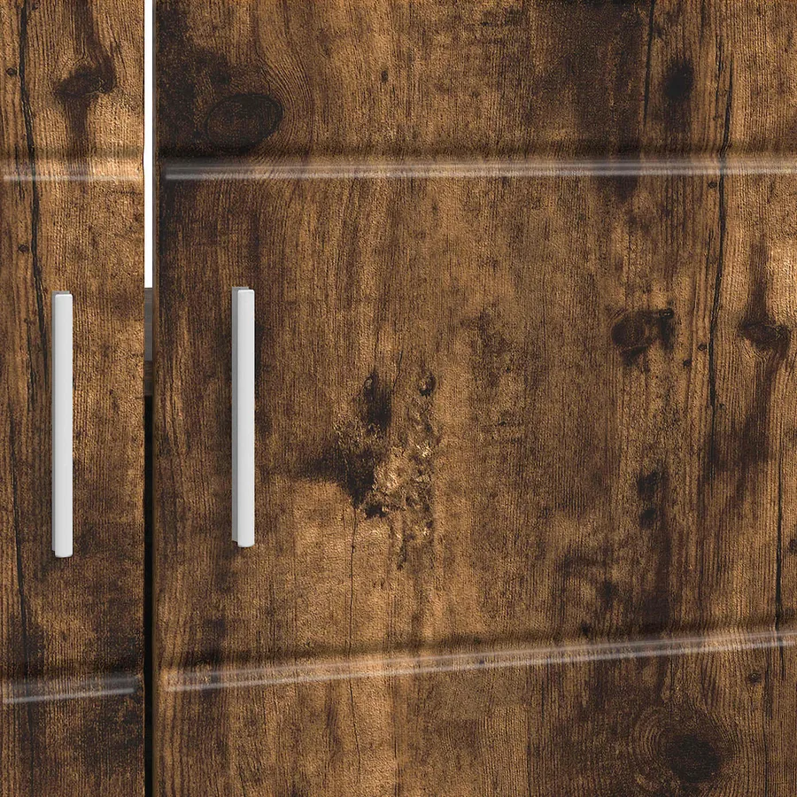 Ensemble d'armoire de salle de bain TULUM Chêne fumé - 10