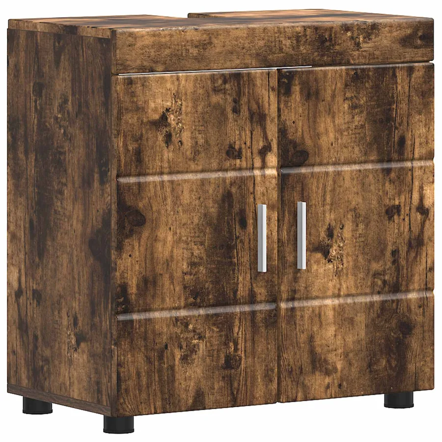 Ensemble d'armoire de salle de bain TULUM Chêne fumé - 2