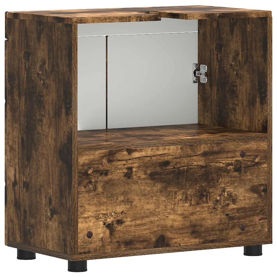 Ensemble d'armoire de salle de bain TULUM Chêne fumé - 7