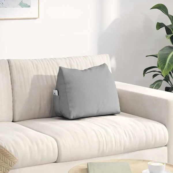 Coussin de Dos Gris nuage 45 x 20 x 35 cm tissu