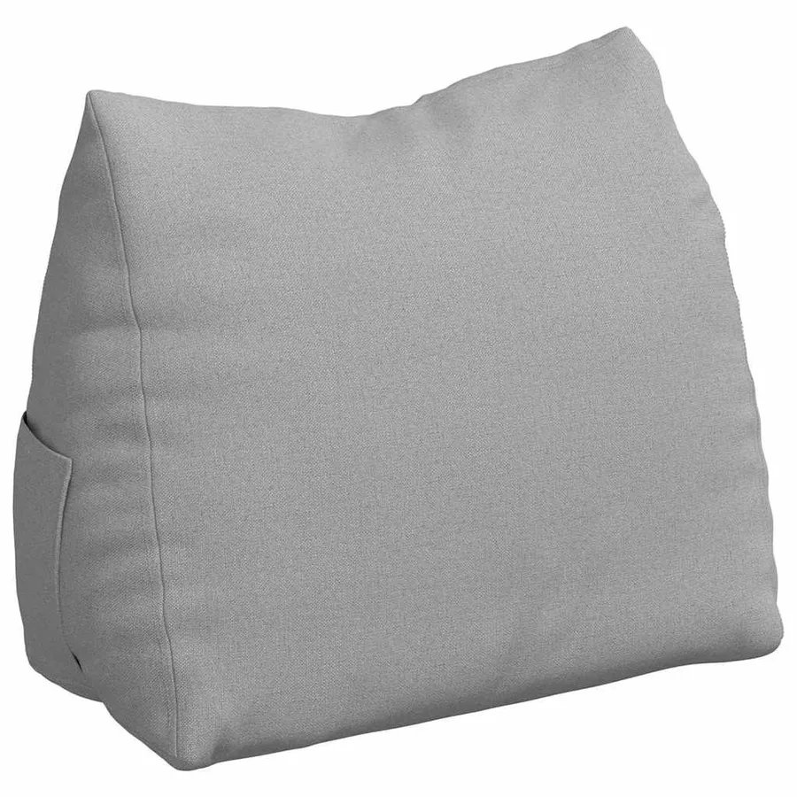 Coussin de Dos Gris nuage 45 x 20 x 35 cm tissu - 2