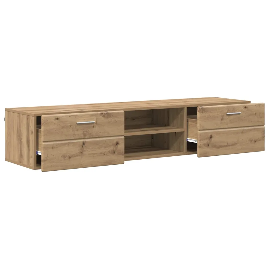 Cabinet en Bois 150 x 39 x 30 cm Chêne artisanal - 5