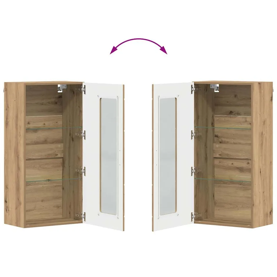 Ensemble meuble TV FLORIN 3 pcs Chêne artisanal - 13