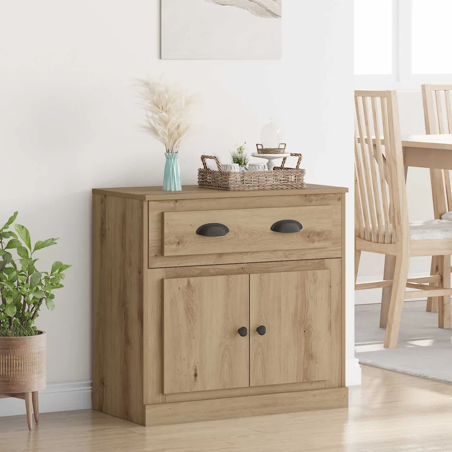 Haut Armoire Chêne artisanal 70 x 35,5 x 67,5 cm