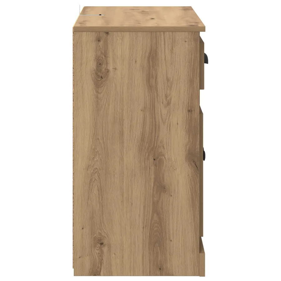 Haut Armoire Chêne artisanal 70 x 35,5 x 67,5 cm - 7