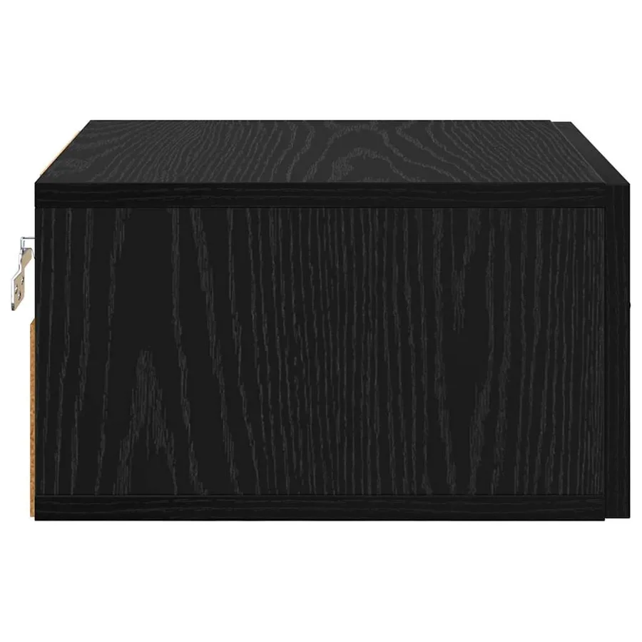 Cabinet de chevet Chêne noir 35 x 35 x 20 cm Bois d'ingénierie - 7