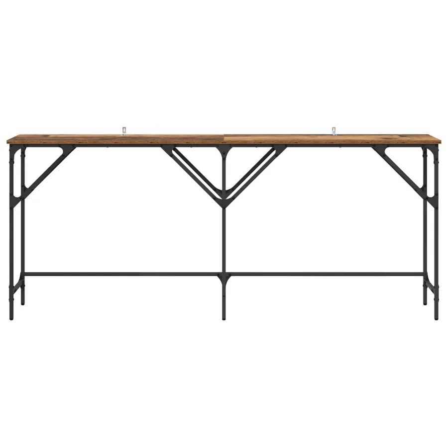 Table console Bois Ancien 180 x 30 x 75 cm Bois d'ingénierie - 5