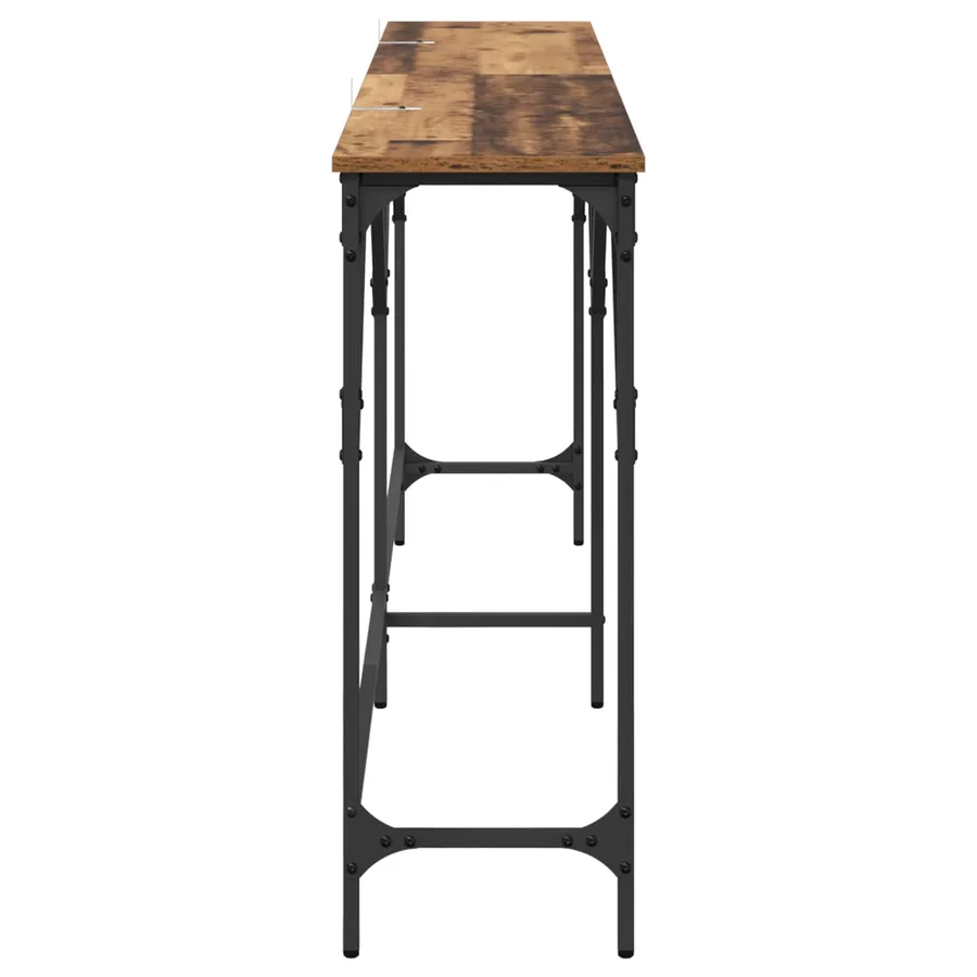 Table console Bois Ancien 180 x 30 x 75 cm Bois d'ingénierie - 6