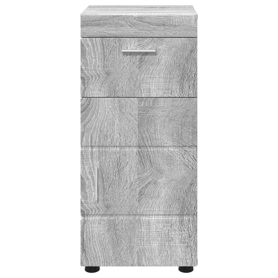 Ensemble d'armoire de salle de bain TULUM Gris Sonoma - 5