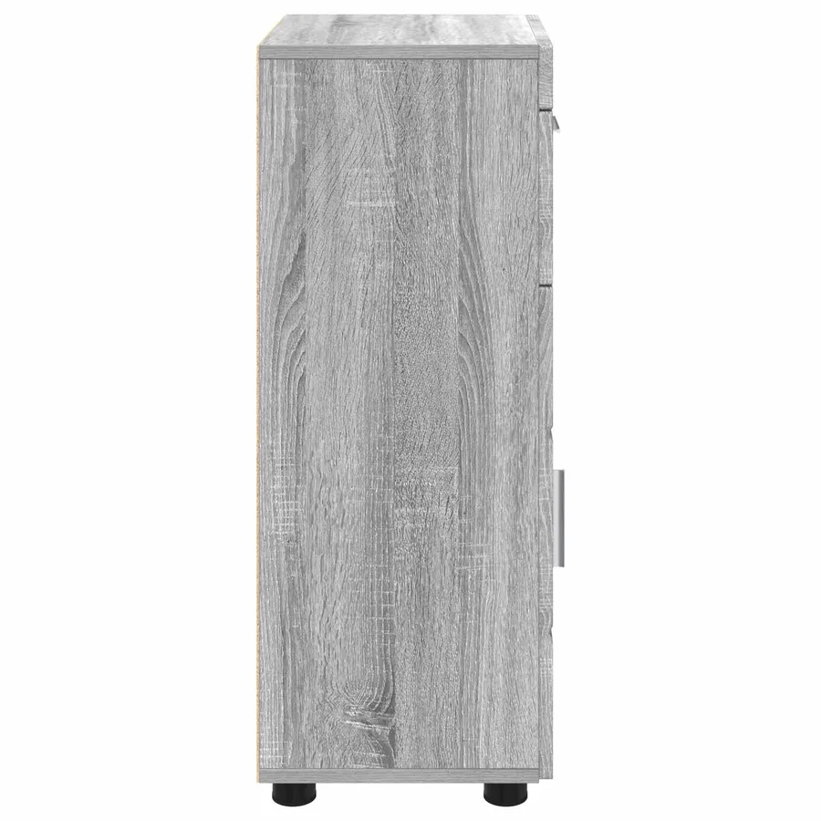 Ensemble d'armoire de salle de bain TULUM Gris Sonoma - 6