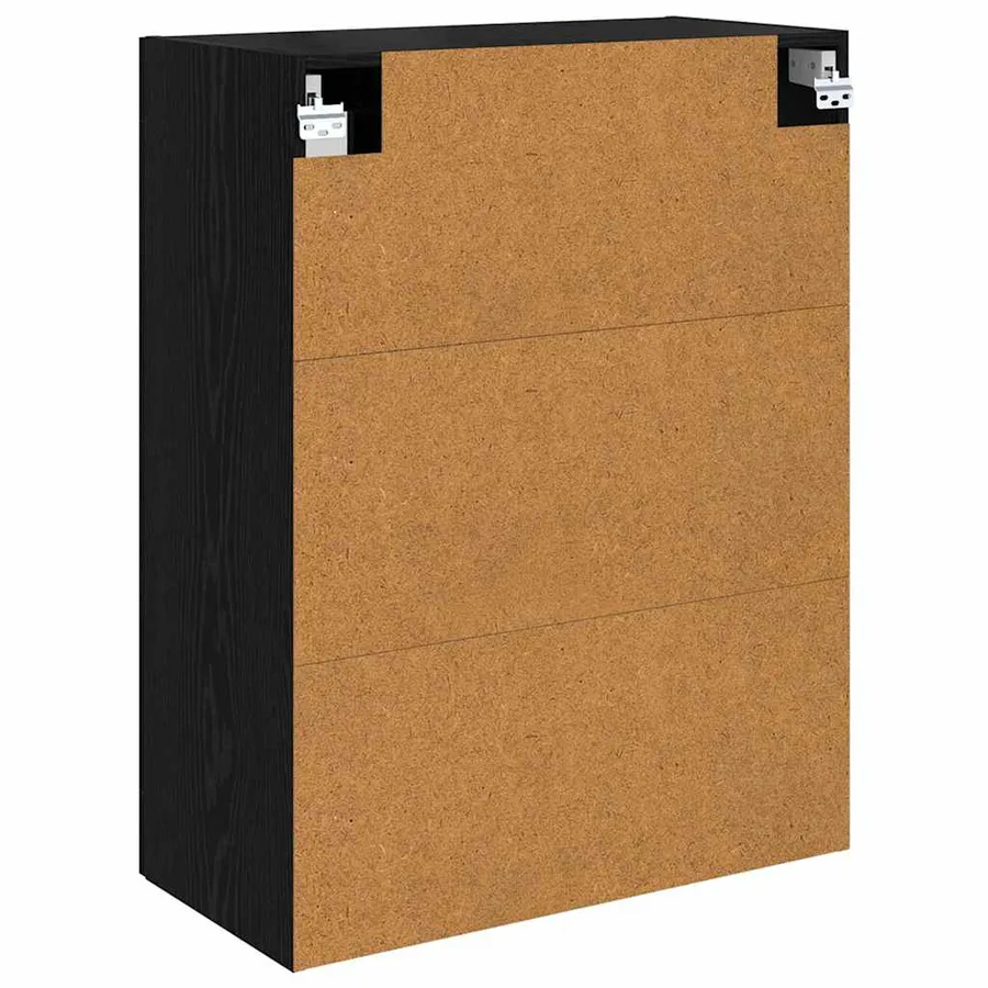 Meuble mural Montage mural 2 pcs Chêne noir 69,5 x 34 x 90 cm - 9