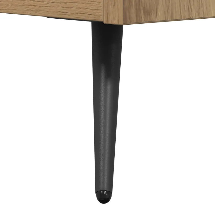 Commode 3-Tiroir Chêne Artisanal 69,5 x 34 x 90 cm - 8