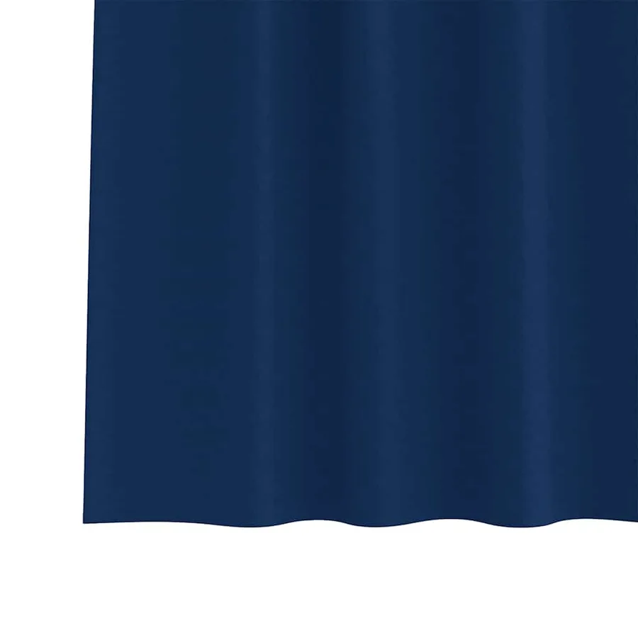 Rideaux occultants avec anneaux 2 pcs Bleu foncé 175 x 140 cm - 6