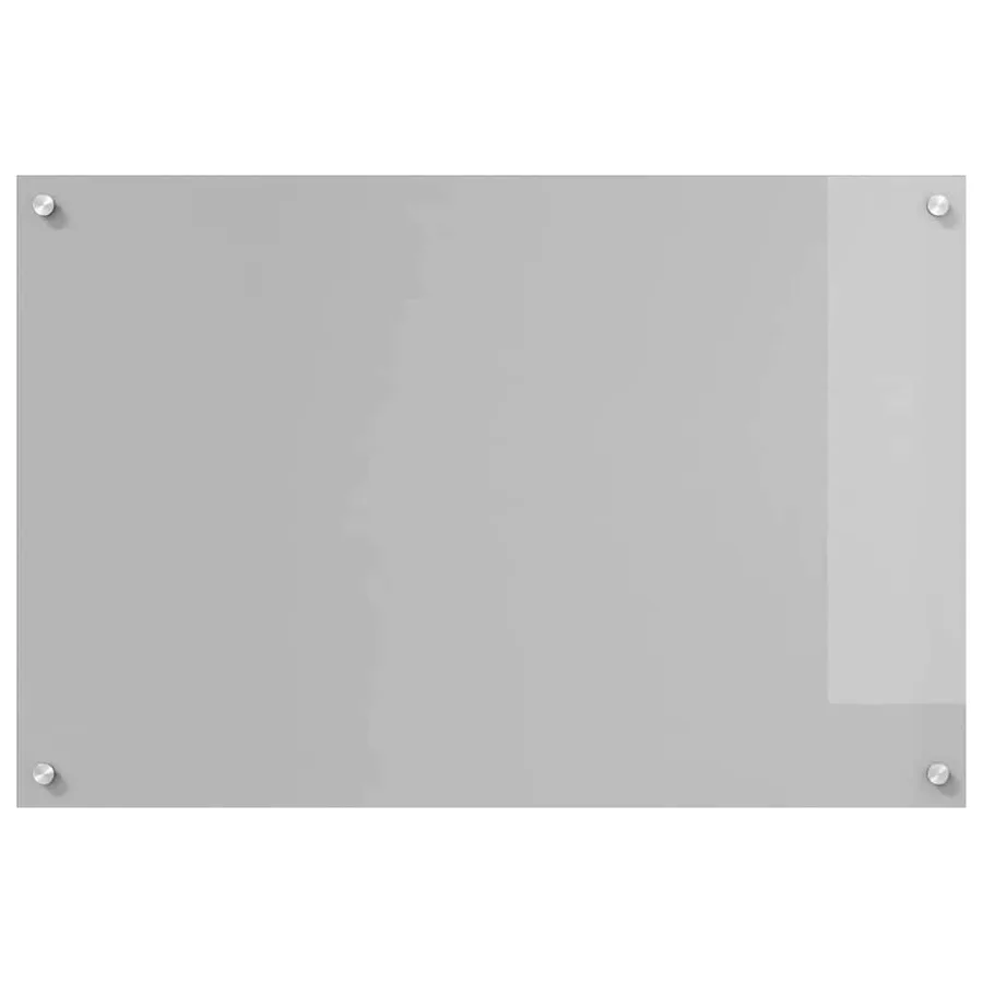 Crédence de cuisine 2 pcs Gris clair 90 x 60 cm verre trempé - 4