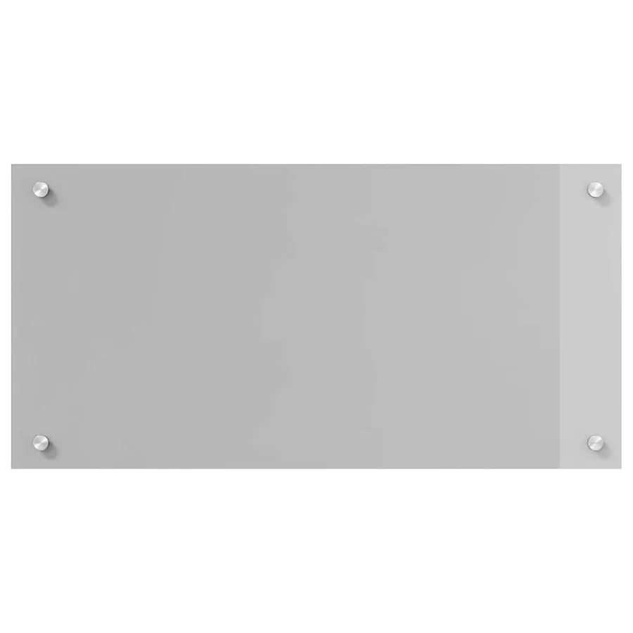 Crédence de cuisine 2 pcs Gris clair 80 x 40 cm verre trempé - 4
