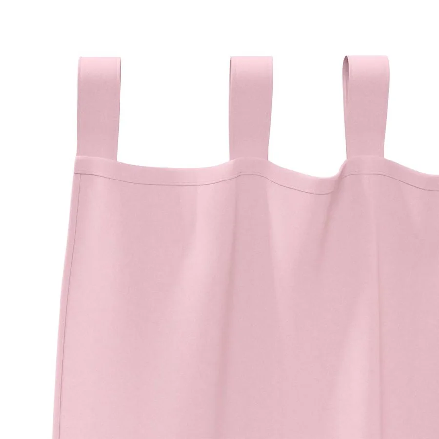 Rideaux occultants avec anneaux 2 pcs Rose bébé 140 x 140 cm - 5