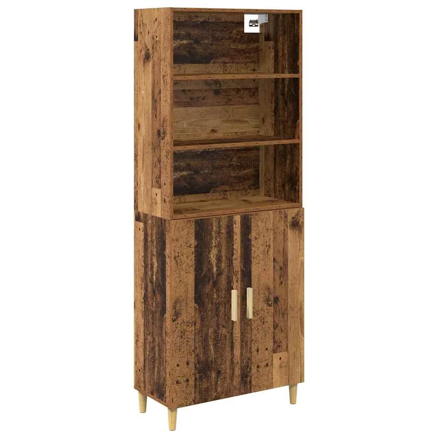 Haut Armoire Bois Ancien 69,5 x 32,5 x 180 cm Bois d'ingénierie - 2