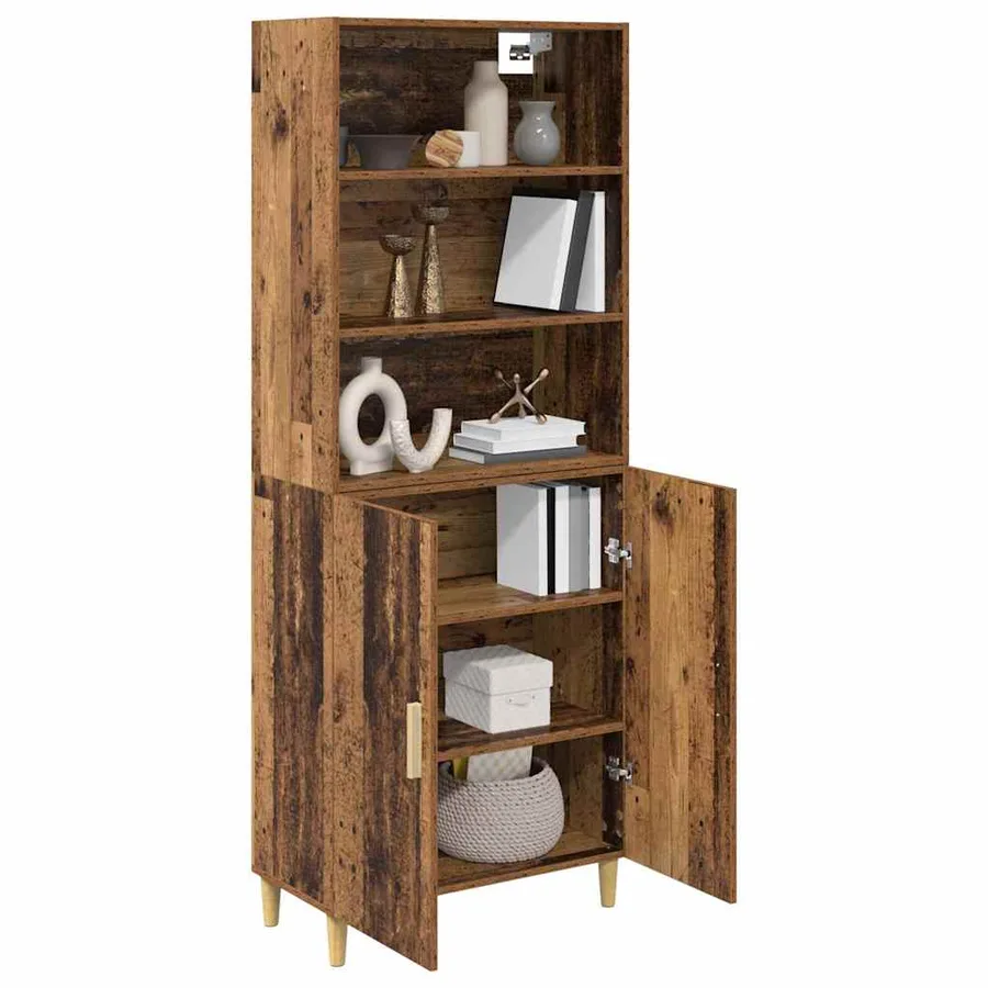 Haut Armoire Bois Ancien 69,5 x 32,5 x 180 cm Bois d'ingénierie - 3