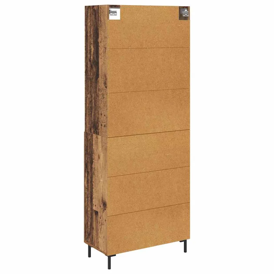 Haut Armoire Bois ancien 69,5 x 34 x 180 cm Bois d'ingénierie - 10