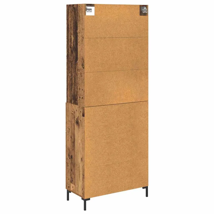 Haut Armoire Bois ancien 69,5 x 34 x 180 cm Bois d'ingénierie - 8