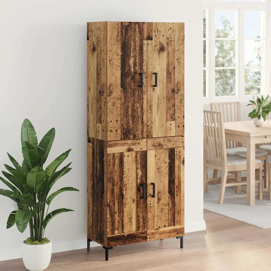 Haut Armoire Bois Ancien 69,5 x 34 x 180 cm Bois d'ingénierie - 4