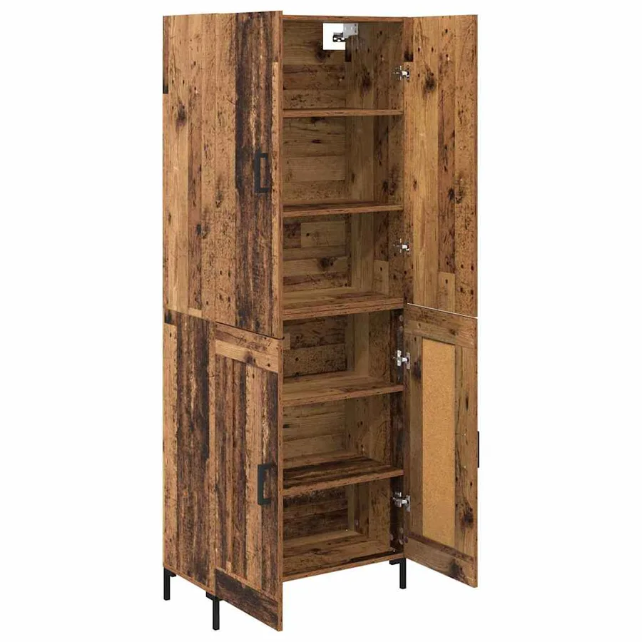 Haut Armoire Bois Ancien 69,5 x 34 x 180 cm Bois d'ingénierie - 5