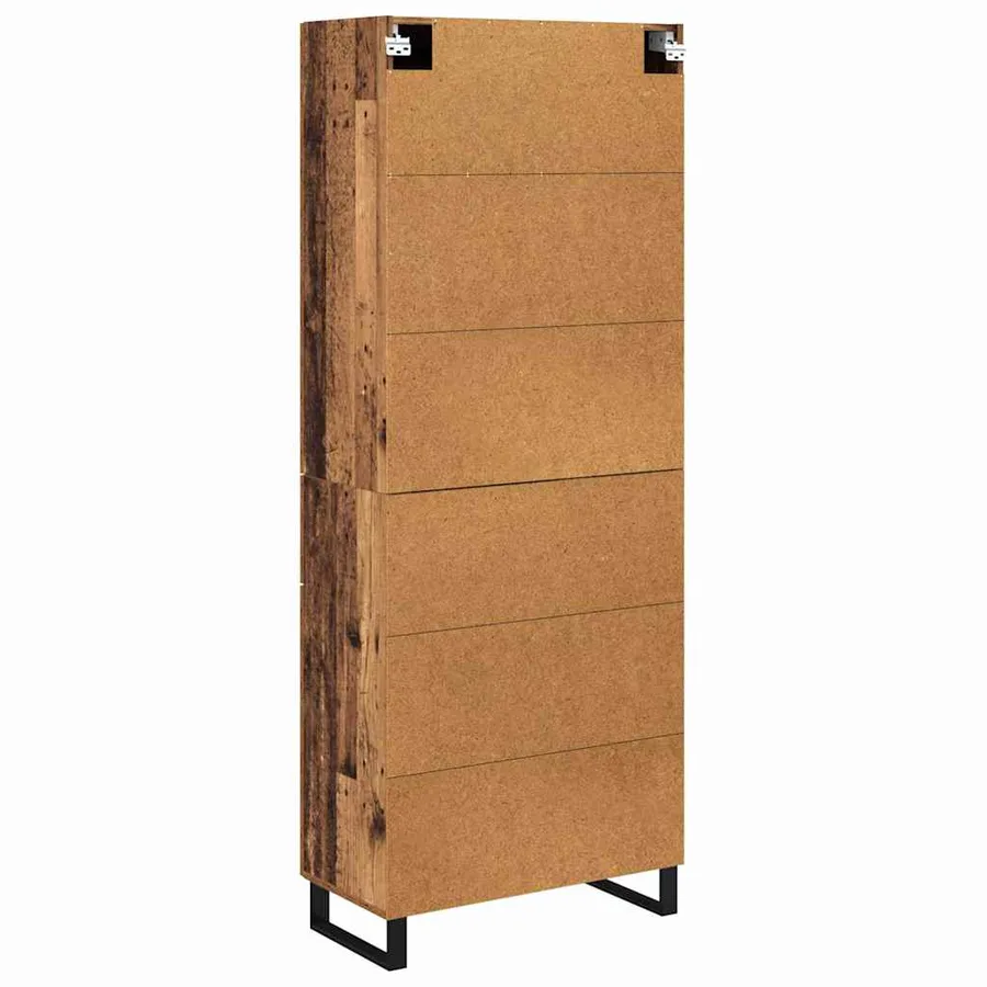 Haut Armoire Bois ancien 69,5 x 34 x 180 cm Bois d'ingénierie - 8